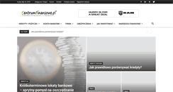 Desktop Screenshot of centrumfinansowe.pl